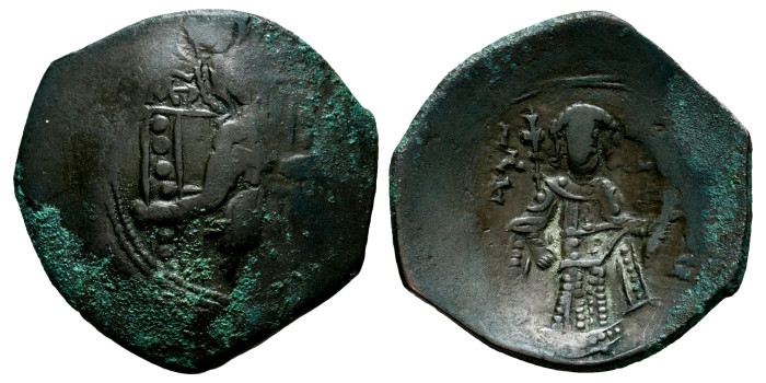 BZ202.- ATRIBUIDA A JUAN II. 1118/1143 - Trachy escifato de cobre