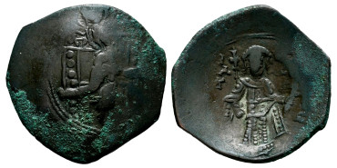 BZ202.- ATRIBUIDA A JUAN II. 1118/1143 - Trachy escifato de cobre