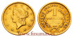 UNITED STATES - K-073 - 1 US Dollar 1852 O. MBC+ - GOLD