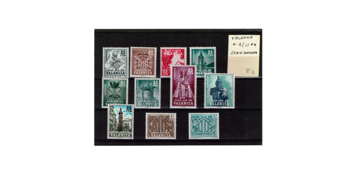 VALENCIA, - Nº 01/11 new without hinge