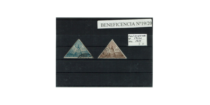 BENEFICENCIA,  1938 - Nº 19/20 Usado