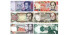 VENEZUELA lot of 6 banknotes, from 20 to 1000 BOLIVARES 1980/98 1981/98, EBC