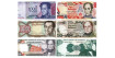 VENEZUELA lot of 6 banknotes, from 20 to 1000 BOLIVARES 1980/98 1981/98, EBC