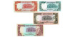 SUDAN Lote 4 billetes.- 1,5,10 y 20 LIBRAS 1987/91.  SC
