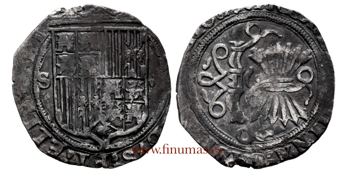 Cy02563.- REYES CATOLICOS 1 REAL 1469-1504 SEVILLA. D