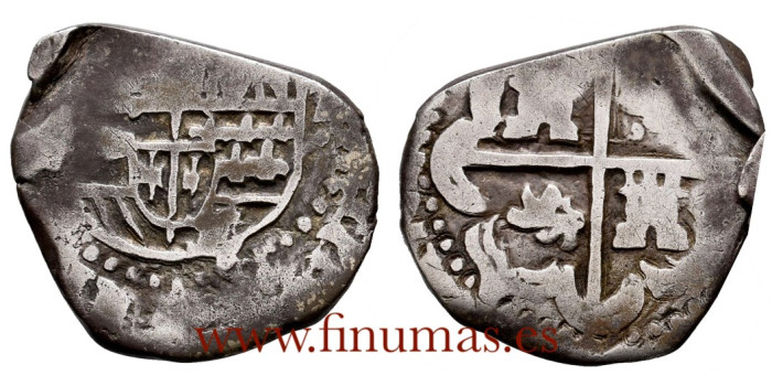 Cy03488.- FELIPE II - 2 Reales Macuquino. RC