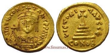 Solido Tiberius II Constantine 578-582 AD- EBC