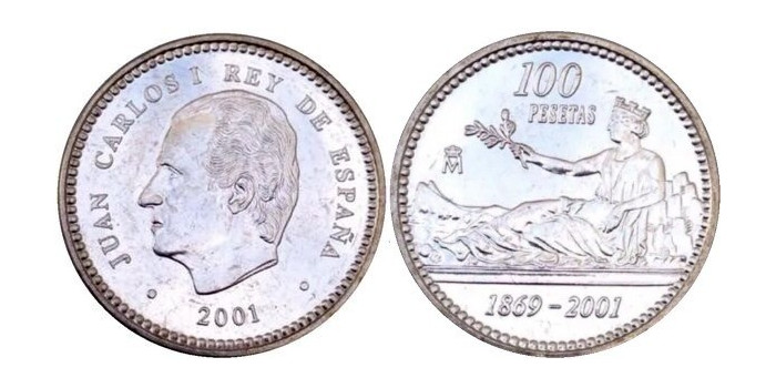 JC142p - 100 pts AÑO 2001 - PLATA