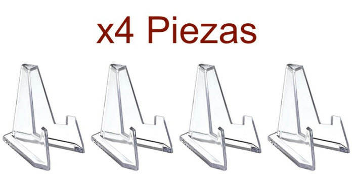 SOPORTE EXPOSITOR MONEDAS, CAPSULAS QUADRUM, CARTAS, FOTOS - X4 unid.