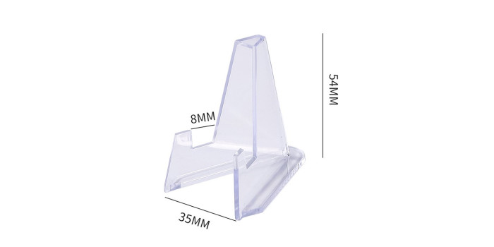 SOPORTE EXPOSITOR MONEDAS, CAPSULAS QUADRUM, CARTAS, FOTOS - X4 unid.