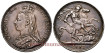 GREAT BRITAIN - K-0765 - 1 CROWN 1892.  MBC+ - silver