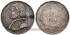 VATICAN - K-1336.2 - 1 ESCUDO 1854 R MBC+/EBC plata