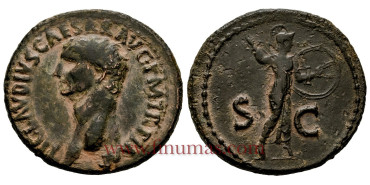 CLAUDIO I 41-50 d.C. As - EBC.