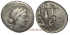 JULIO CESAR. DENARIO 46-45 a.C