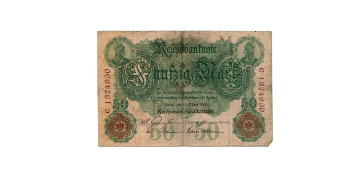 GERMANY B-026 - 50 MARKS 1906 - RC