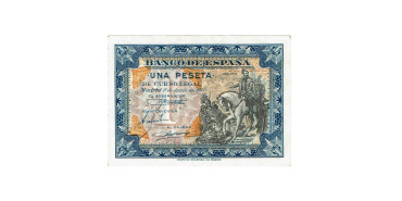 F414H - 1 Peseta 1-5-1940 EBC series A/E