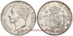 Cy16595.- ALFONSO XII 5 Pesetas 1885 (185-87) MSM. EBC