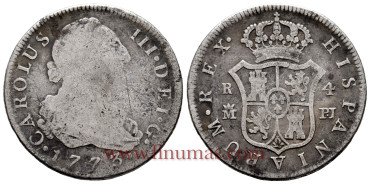 Cy10995.-CARLOS III - 4 Reales 1773 Madrid - MC