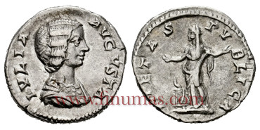 JULIA DOMA  203d.C  DENARIO.EBC-
