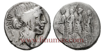 REPUBLICA- JUNIA.  DENARIO BC+