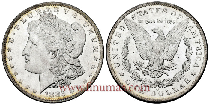 ESTADOS UNIDOS - K110 - 1 DÓLAR 1885O SC lujo