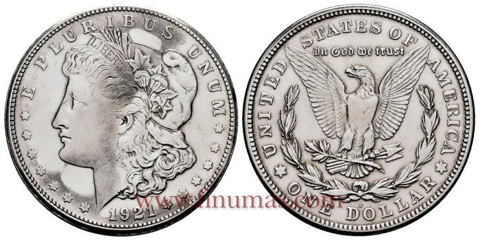 ESTADOS UNIDOS - K110 - 1 DÓLAR 1921S - SC 