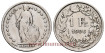 SWITZERLAND - K-024 - 1 Franc 1906.  MBC-