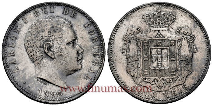PORTUGAL - K-540 - 1000 REIS 1899 - EBC