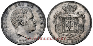 PORTUGAL - K-540 - 1000 REIS 1899 - EBC