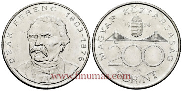 HUNGRIA - K-707 - 200 Forint 1994 - SC