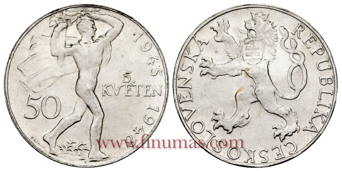 CHECOSLOVAQUIA - K-025  50 K-orun 1948 - SC