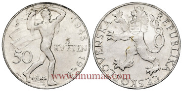 CHECOSLOVAQUIA - K-025  50 K-orun 1948 - SC