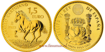 2023 - BULLION GOLD COIN 1oz. Carthusian Horse.