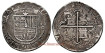 Cy03746.- FELIPE II - 8 Reales Sevilla D . MBC+