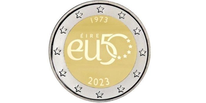 2 EURO COMMEMORATIVE €2 IRELAND 2023 "EUROPEAN UNION" COIN