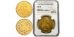 Cy13670.- Charles IV - 8 Coats of Arms 1796 on 5 MEXICO.F.M -NGC AU58 B.O