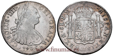 Cy13066.-CARLOS IV - 8 Reales 1796 Mexico F.M. - MBC+