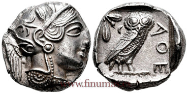 GR011.- TETRADRACMA ATICO (LECHUZA) 449-413BC