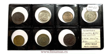 MOZAMBIQUE K065  50 Centavos 7 Piezas MBC/SC 