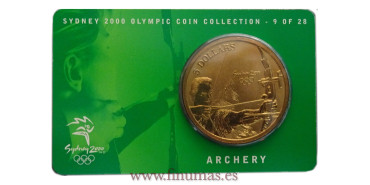AUSTRALIA - k359- 5 Dólar 2000. Archery. Nº19