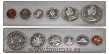 CANADA - S02, Serie 1965 6 Piezas SC