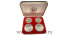 CANADA - S05. Official box Olimpiapas Montreal. 4th Series 1975. 4 Pieces Silver SC