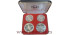 CANADA - S06. Official Olympic box Montreal. 5th Series 1975. 4 Pieces Silver SC