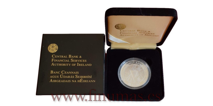 IRELAND - K-044 10 EUROS 2005. SIR WILLIAM ROWAN HAMILTON 1805-1865. SILVER
