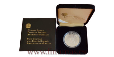 IRELAND - K-044 10 EUROS 2005. SIR WILLIAM ROWAN HAMILTON 1805-1865. SILVER