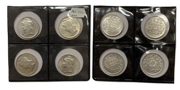 PORTUGAL - K-561 50 Centavos 1912/16 Serie completa 4 Piezas EBC/SC