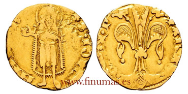 PEDRO III El Ceremonioso 1336/1387 .-  1/2 Florin Valencia - Oro