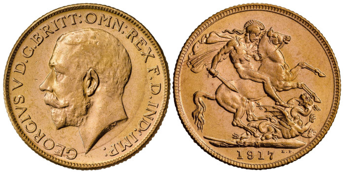 GRAN BRETAÑA  K-08XX - SOBERANO/ LIBRA DE ORO - JORGE