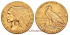 EE.UU - K-129 - 5 DOLLAR  INDIAN HEAD 1913 . ORO