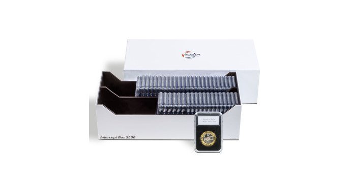 INTERCEPT BOX SL50 - ALMACENAJE DE 50 CAPSULAS CERTIFICACION SLAB